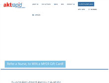 Tablet Screenshot of aktrapid.com.au